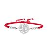 Minimalist Round Hollow Five Pointed Star Adjustable Cord Bracelet Unisex Fashion Jewelry Hand Rope Accessory For Men And Women