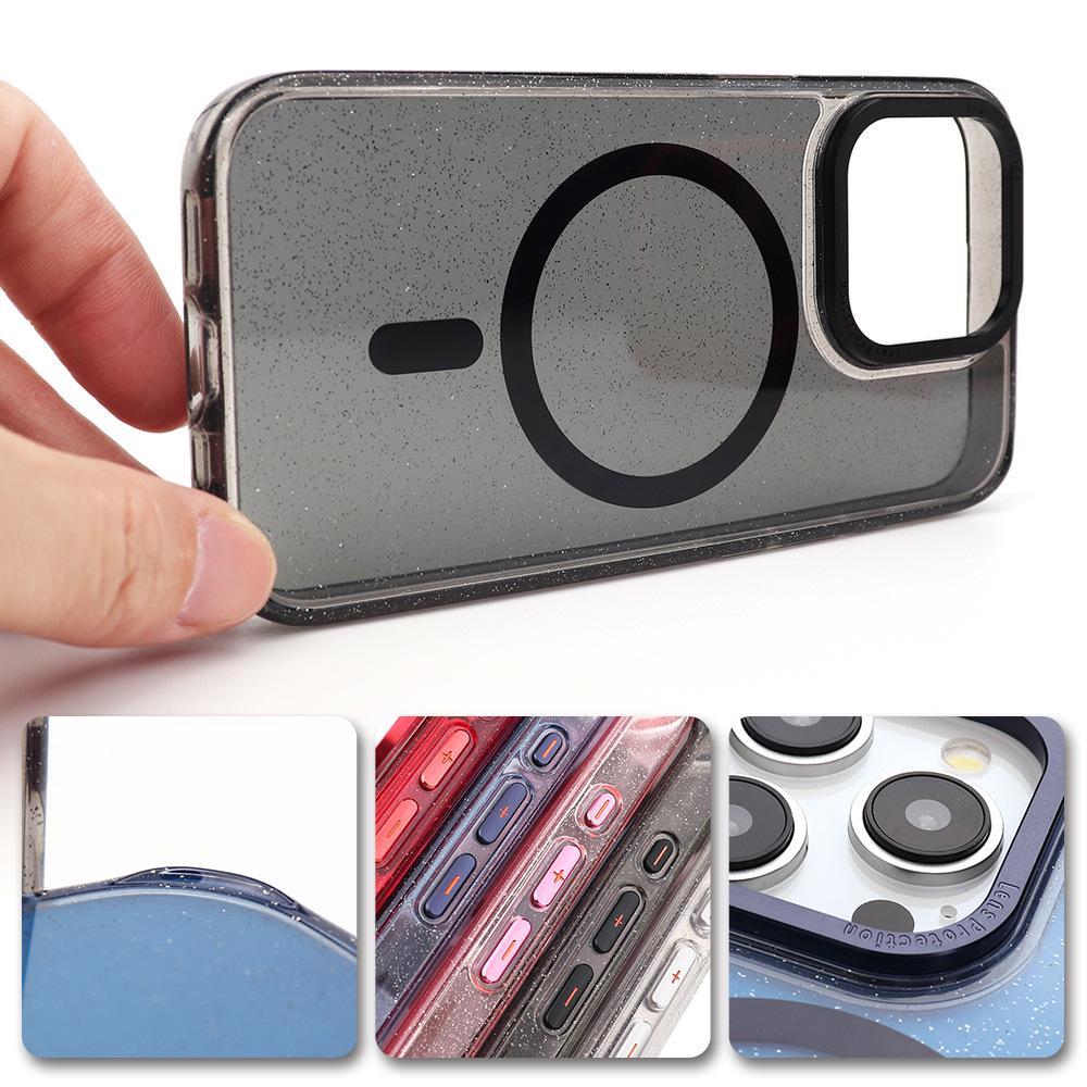 Glitter Drop-proof Case for Apple 15 Pro Max/Plus & 14 Pro