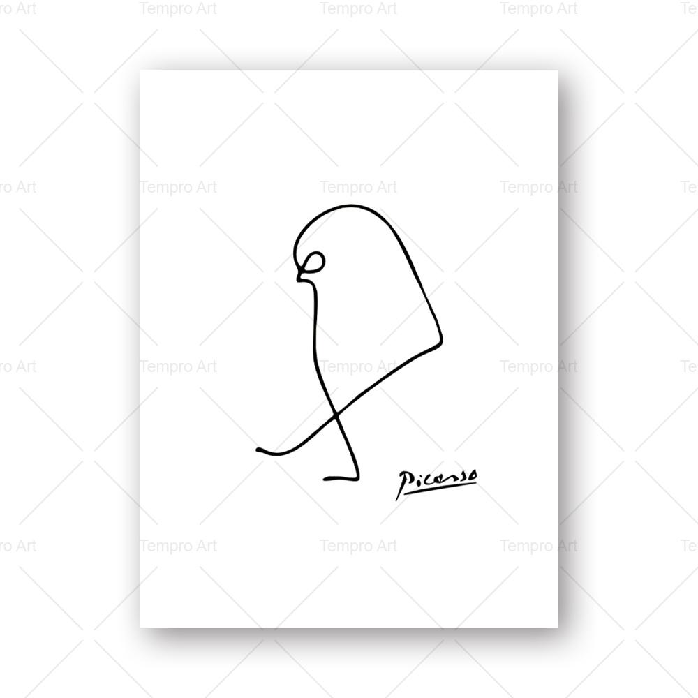 Picassova malba, abstraktní zvířata, skica, pečeť na plátně, pes, kočka, motýl, nástěnný umělecký plakát, skandinávská malba, domácí dekorace do obývacího pokoje