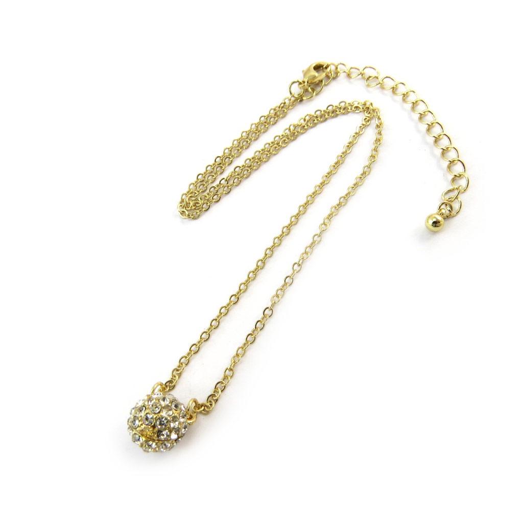 Les Trésors De Lily [N4096] - Designer Necklace 'Sissi' White Gold