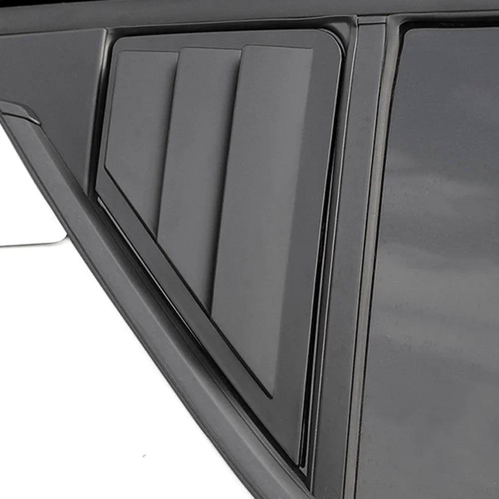 For Toyota CHR C-HR 2016-2025 ABS Rear Window Blinds Decoration Molding Cover Sticker Trim Parts 2pcs Car Accessories