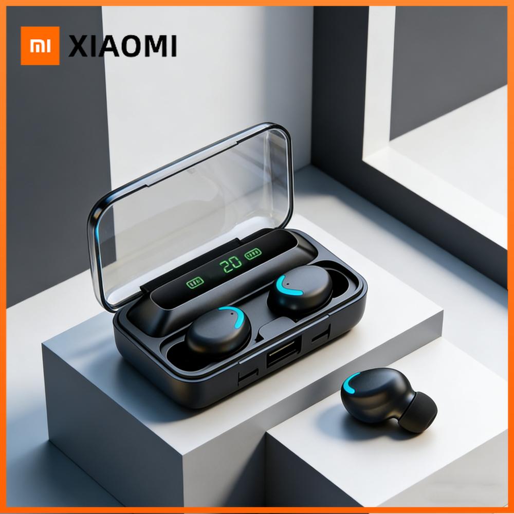Xiaomi Bluetooth Headphones 9D Stereo High Bass Sport Earphones Handfree Touch Control Tws Wireless Earbuds Waterproof Headset