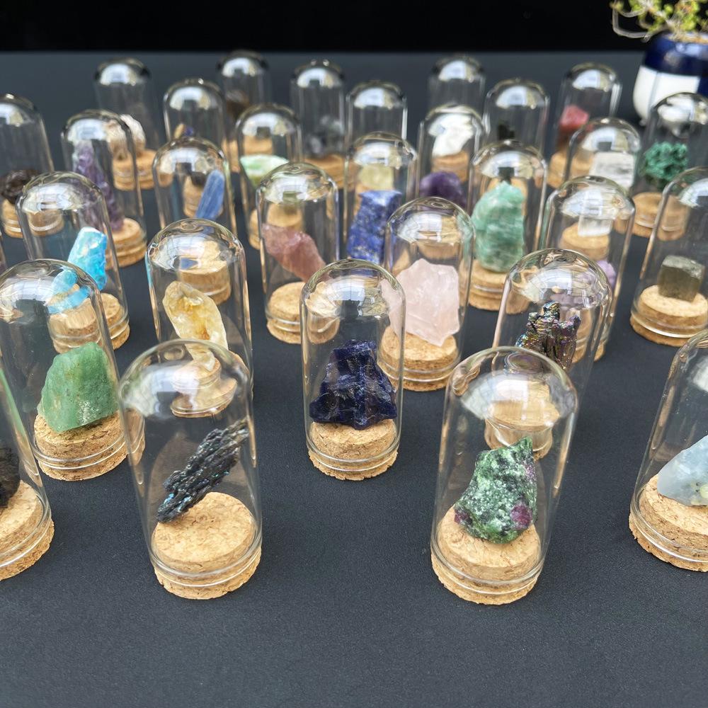 Natural Raw Stone Gemstone Mineral Crystal Ornament for Student Science Exploration Collection