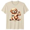 Dogs Animal Dog Puppy Day Love Mom Natural Colour Unisex Adult T-Shirt Gift Tee