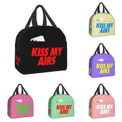 Kiss My Airs Tragbare Lunchbox für Frauen Kinder Schule Thermokühltasche Essen Isoliert Lunchtaschen Outdoor Reise Picknick Aufbewahrungstasche