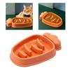 Cat Slow Feeder Prevent Choking 5 Slots Smoothing Anti Slip Durable PP Multifunction Cat Food Bowl