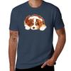 Red Tri Australian Shepherd Puppy Tshirt Basic Tee Shirt For Everyday Outfit Tshirt
