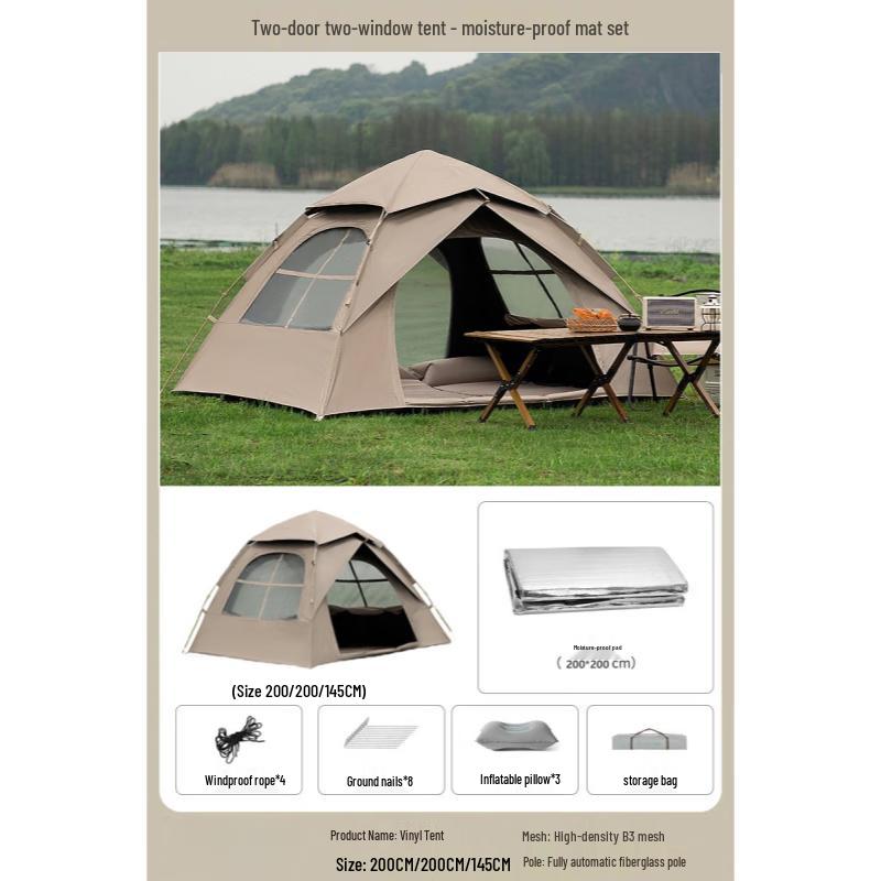 Outdoor Portable Automatic Camping Tent Large (3-5 Person)