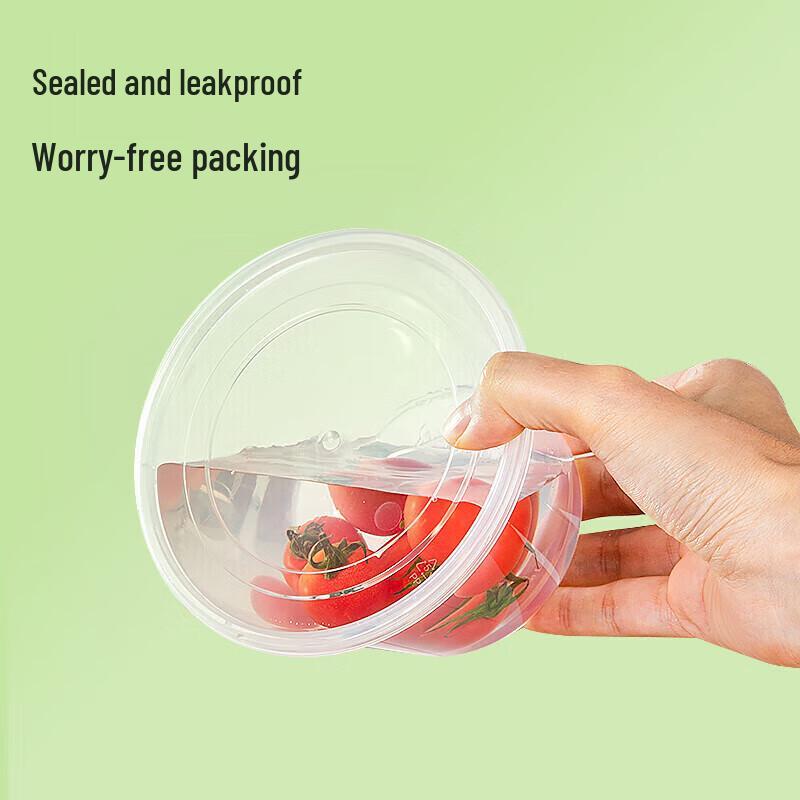 Disposable Round PP Food Containers with Lids