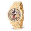 Disney Mickey Mouse Mens W002413 Analog Display Quartz Gold Watch