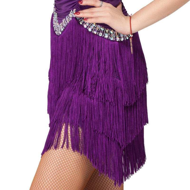 50Cm Polyester Fringed Row Beard Lace Latin Dance Dress Diy Dance Costume Lantern Lace Accessories Decoration