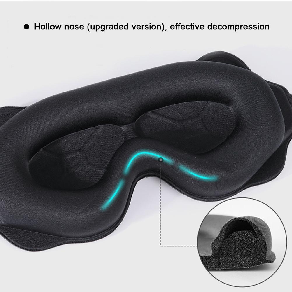 3D Stereoscopic Eye Mask Memory Cotton Sleep Eye Mask Travel Business Trip Nap Shading Eye Mask Eye Cover Patch