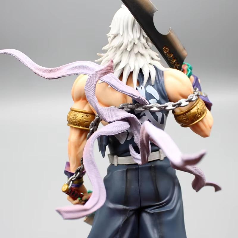 Anime Demon Slayer Figure Uzui Tengen Gk Statue Figurine Pvc Model Doll Collection Desktop Ornament Toys Children Birthday Gifts
