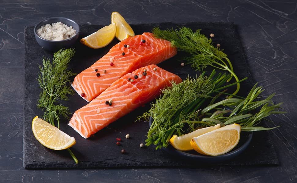 GOH DODD Slate 25 X 12 Cm Rectangular Natural Stone Stylish Slices Stone, 4-Piece Set, Plates, Plates, (Cushioned)