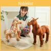 Adorable Plush Horse Toy Stuffed Animal Soft Short Plush Perfect Kids Gift Birthday Mascot