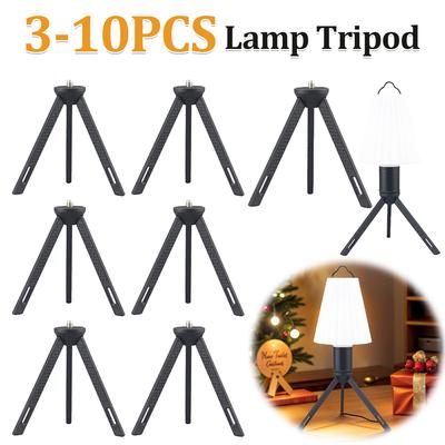 Lamp Bracket with 1/4 Inch Screw Outdoor Lantern Tripod Base Camping Lantern Tripod Stand for Indoor and Outdoor Use