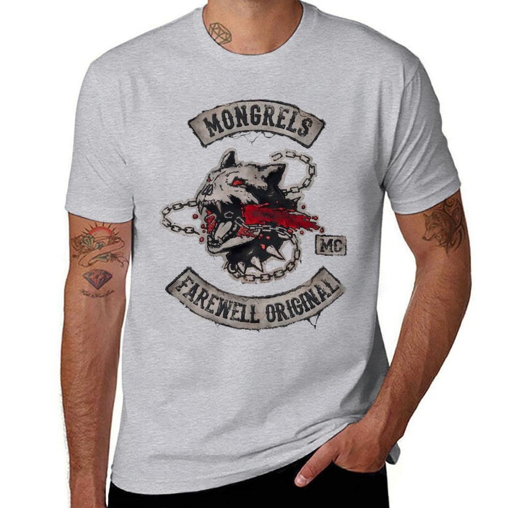 Copia De Mongrel Days Gone T-Shirt Aesthetic Clothes Customs Design Your Own Anime Tops Big and Tall T Shirts for Men