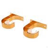 1 Pair Aluminium Alloy Window Curtain Rod/Pole Holder Drapery Rod Wall Mount Brackets Support