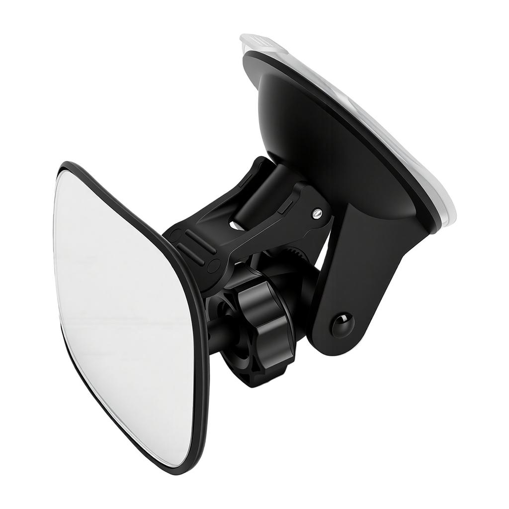 Miroir Rétroviseur Intérieur de Voiture pour Bébé Grand Angle Miroir Convexe pour Voir les Passagers Arrière Installation Facile Ventouse