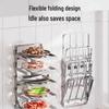 Foldable Multi-layer Stainless Steel Kitchen Prep Rack