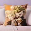 T-Tokyo r-Revengers Anime Pillow Case Anti-dustmite Pillowcase Invisible zipper silky short plush Sofa cushion cover