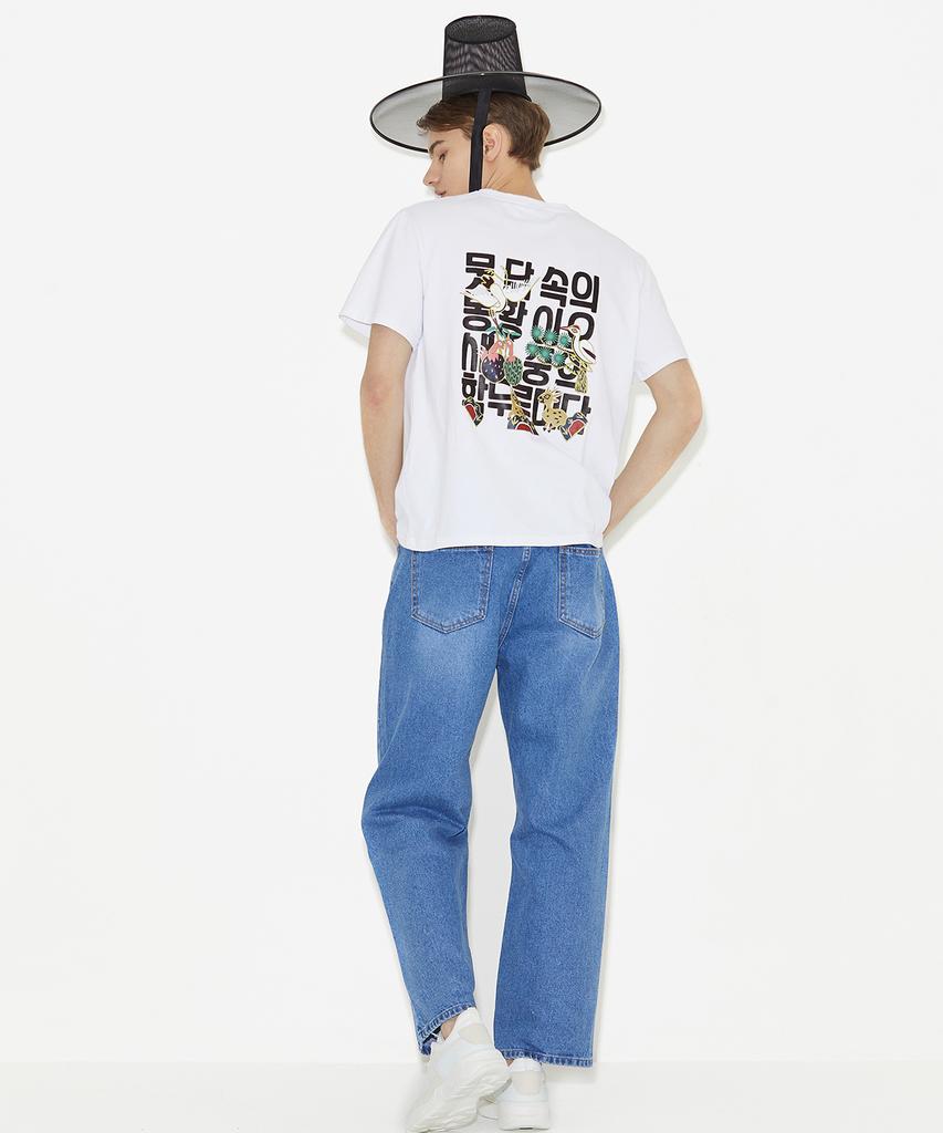 TEENYTIGER Korea Crane Short Sleeve T-Shirt