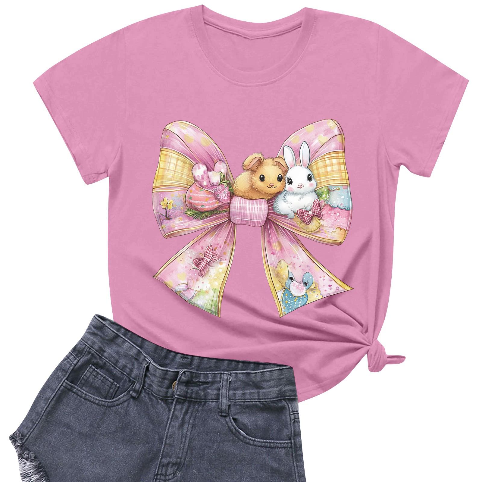 

Женская повседневная футболка с круглым вырезом и короткими рукавами с принтом XL