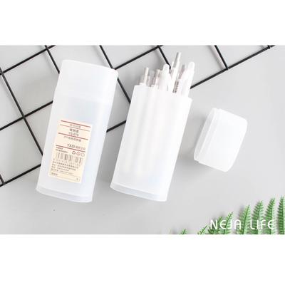 Frosted Stationery Pencil Case Storage Pencil Bag Pencil Case Japanese Stationery Plastic Transparent Pencil Case