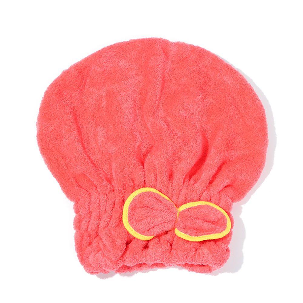 

Hat Microfiber Good Hygroscopicity Hair Towel Cap Quick Drying Bowknot Wrap Quickly Dry Hair Hat арбуз красный