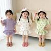 Koreanischer Stil 2026 Sommer Baby Mädchen Kirsch-Oberteil & Rock Set