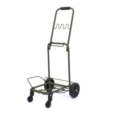 Sifre Antibacterial 4-Wheel Carry Cart with Storage Bag, 4052, Matte Olive