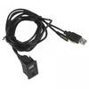 Car AUX USB Adapter Dash Mount USB Socket Anti-Corrosion Properties