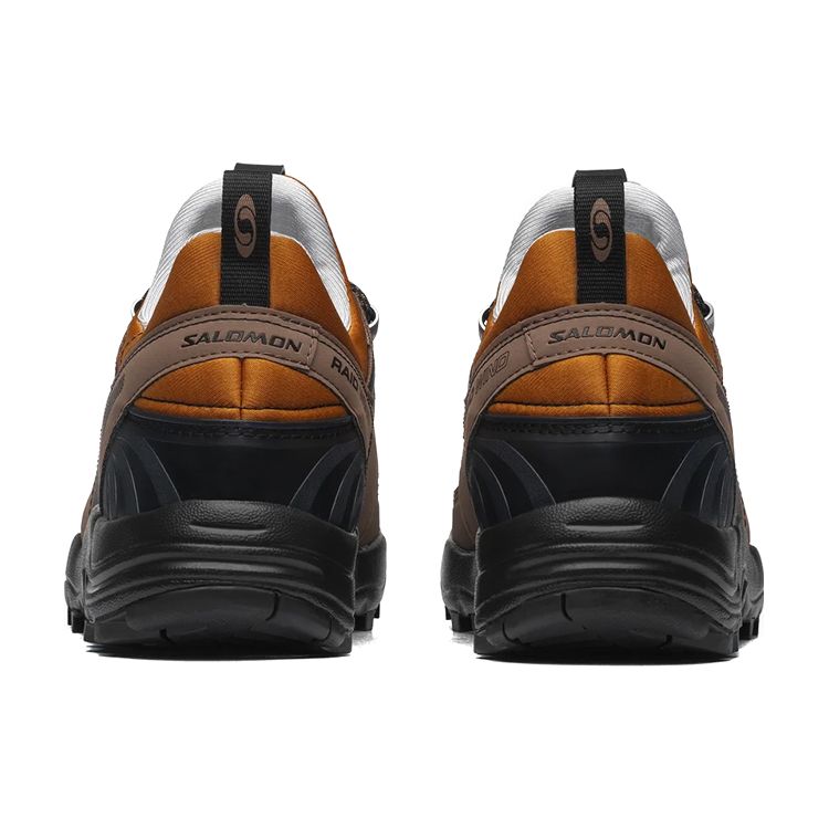 SALOMON Raid Wind Low Top Trendy Casual Outdoor Functional Shoes 75th Anniversary Men Shoes Brown Yellow Black 417048