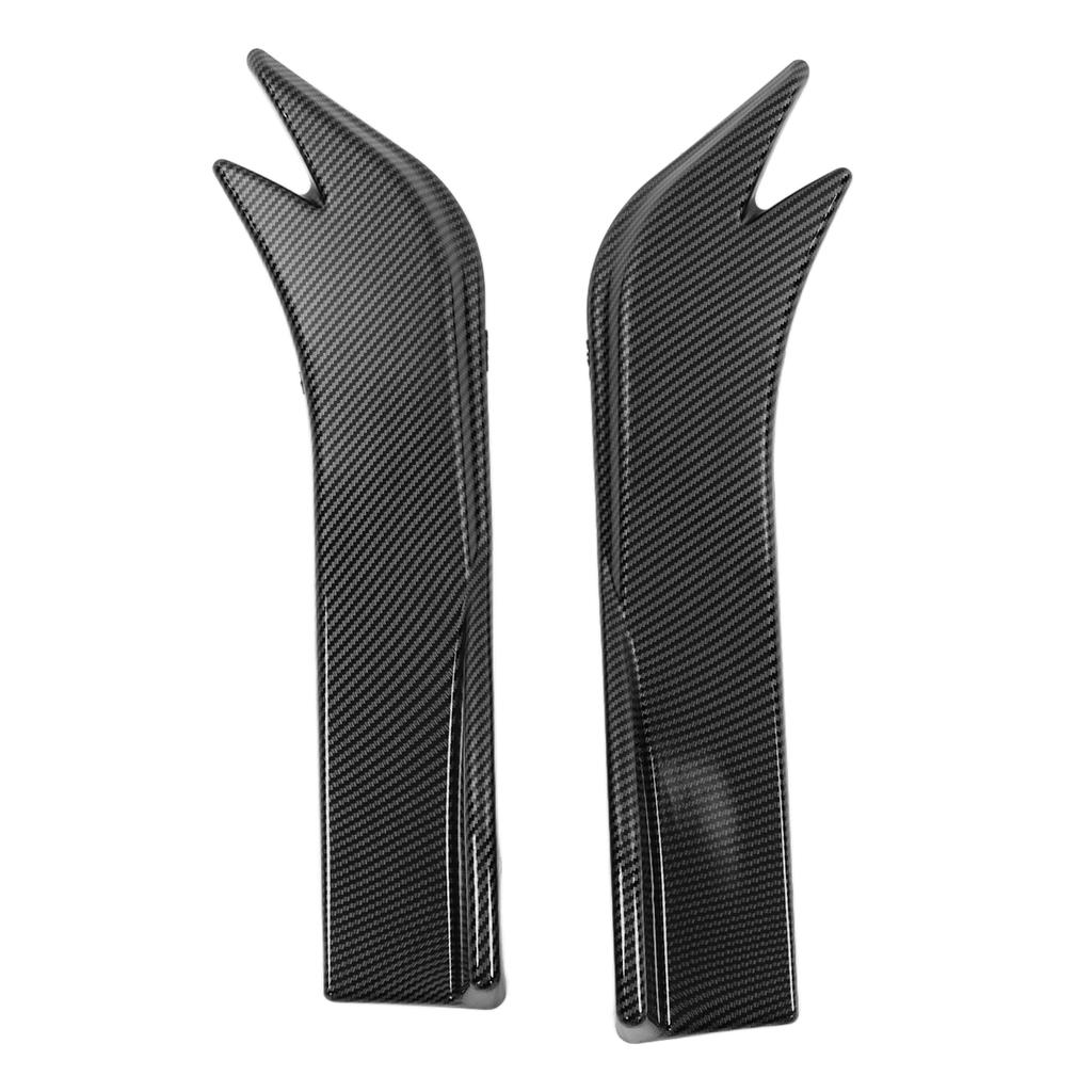 2 Stück Auto Stoßstange Hinten Lippe Diffusor Splitter Seitenschweller Canard oder mit Befestigungsschrauben
