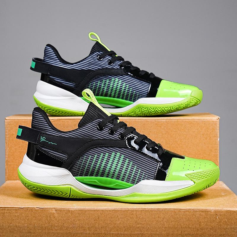 

Basketball shoes men s low-top breathable non-slip ultra-light adolescent middle school students children s sports shoes professional sports practice 36