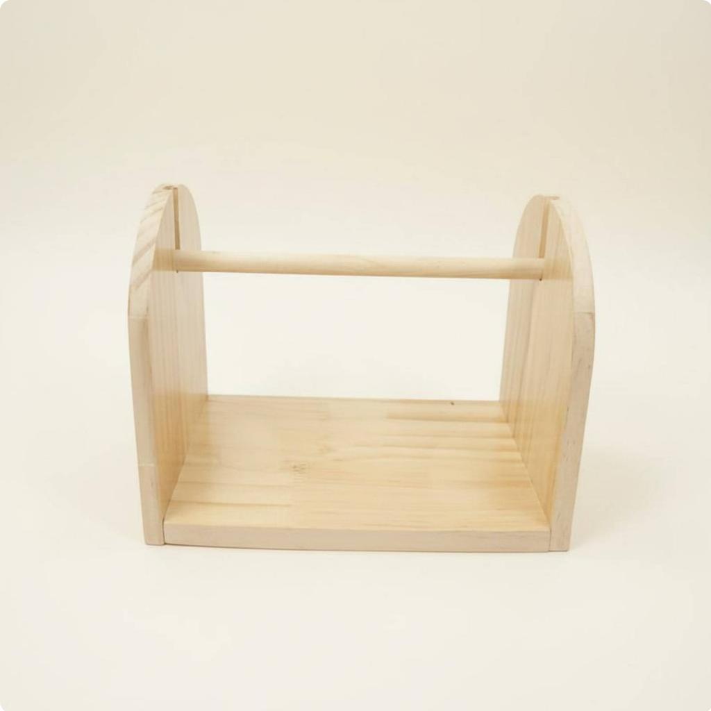 Yarn Spool Rack Knotsnag-resistantFree Wooden Yarn Holder Crafting Supply Sturdy Wood Even Rotation for Crocheters