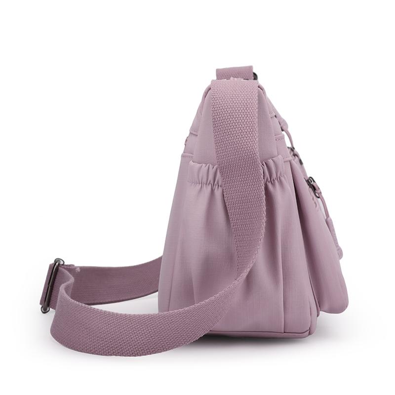 Dámská malá čtvercová taška velkokapacitní taška přes rameno taška pro matku středního věku cestovní nylonová crossbody taška