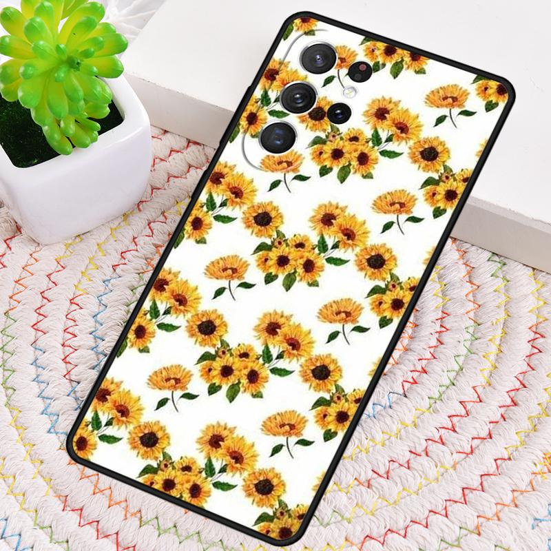 Beautiful Yellow Sunflower Phone Case for Samsung Galaxy Note 10 Pro S26 Ultra S23 S24 FE S25 S21 S22 PLUS Shockproof Cove