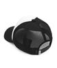 Eondeokeonteulol Summer Mesh Sunblock Logo Color Block Ball Cap Unisex Baseball Cap Signature / Mesh Trucker Black