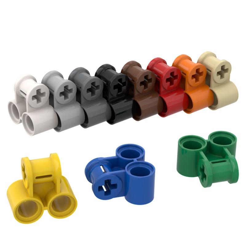 Building Blocks 32291 Axle and Pin Connector Perpendicular Double Brick Collection Bulk Modular Toy For Technical MOC DIY 1Pcs