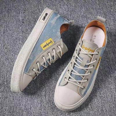 Modische blaue Canvas-Sneakers für Herren, geruchshemmende Jeansschuhe, Herren-Sneakers, Denim-Loafer, Sneaker für Studenten und Jungen