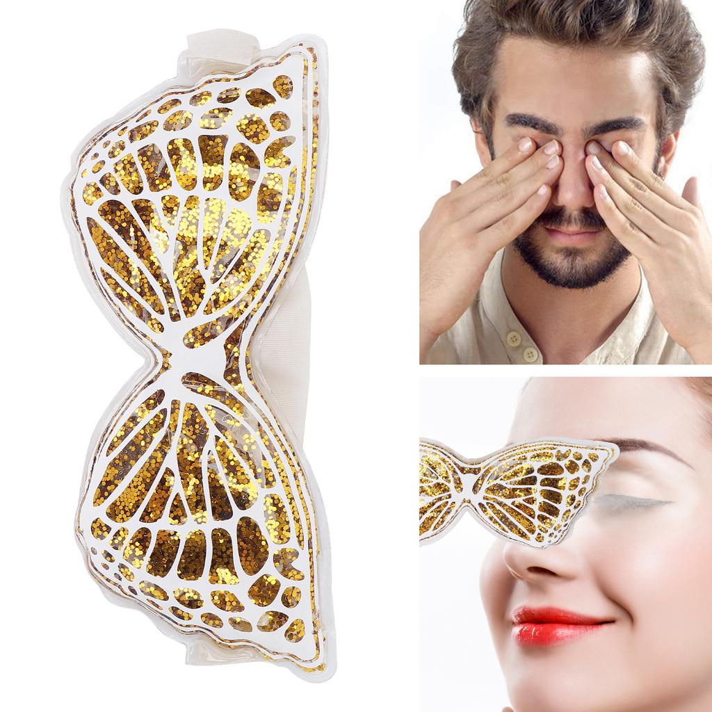 Gel Eye Mask Cooling Therapy Shading Light Sleeping Hot Cold Compress Eye Mask