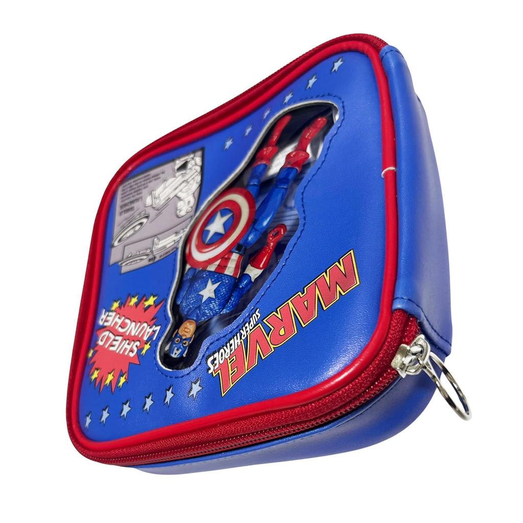 Small Planet Marvel Windowed Pouch Captain America Toy Design