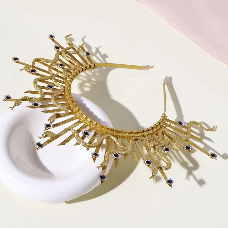 Mystical Snake Gothic Headwear Cosplay Hair Accesories Fashion Costume For Halloween Parties And Themed Event