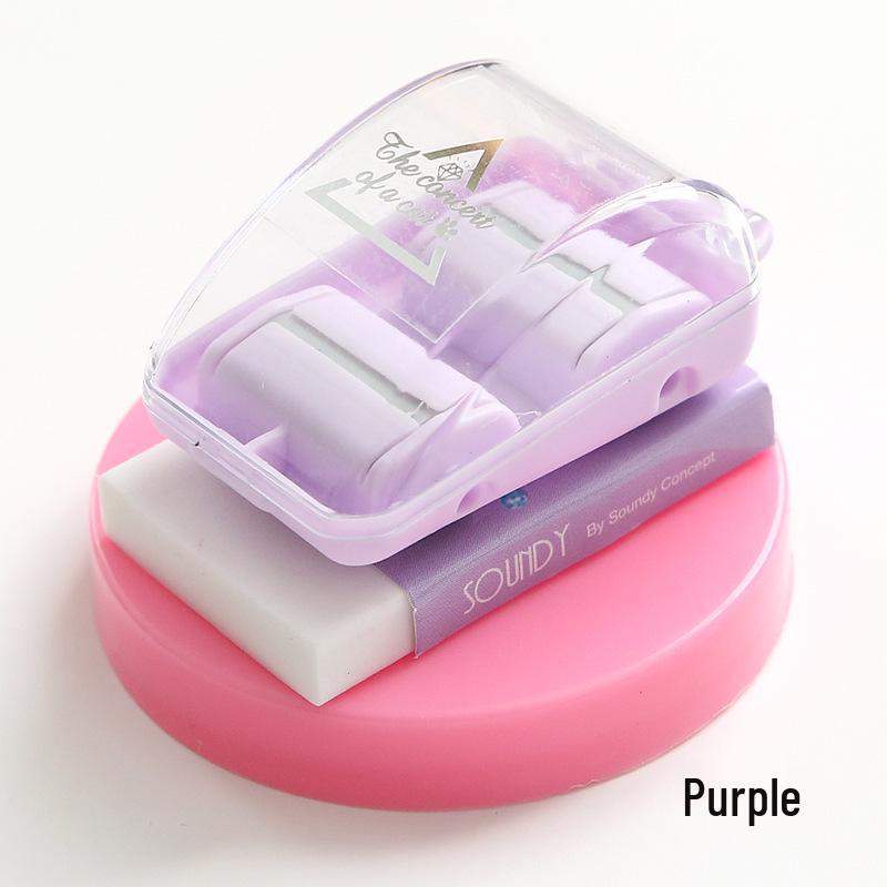 

Mini Desktop Eraser Cleaner for Pencil Shavings – Portable Dust Suction for Students Desks фіолетовий