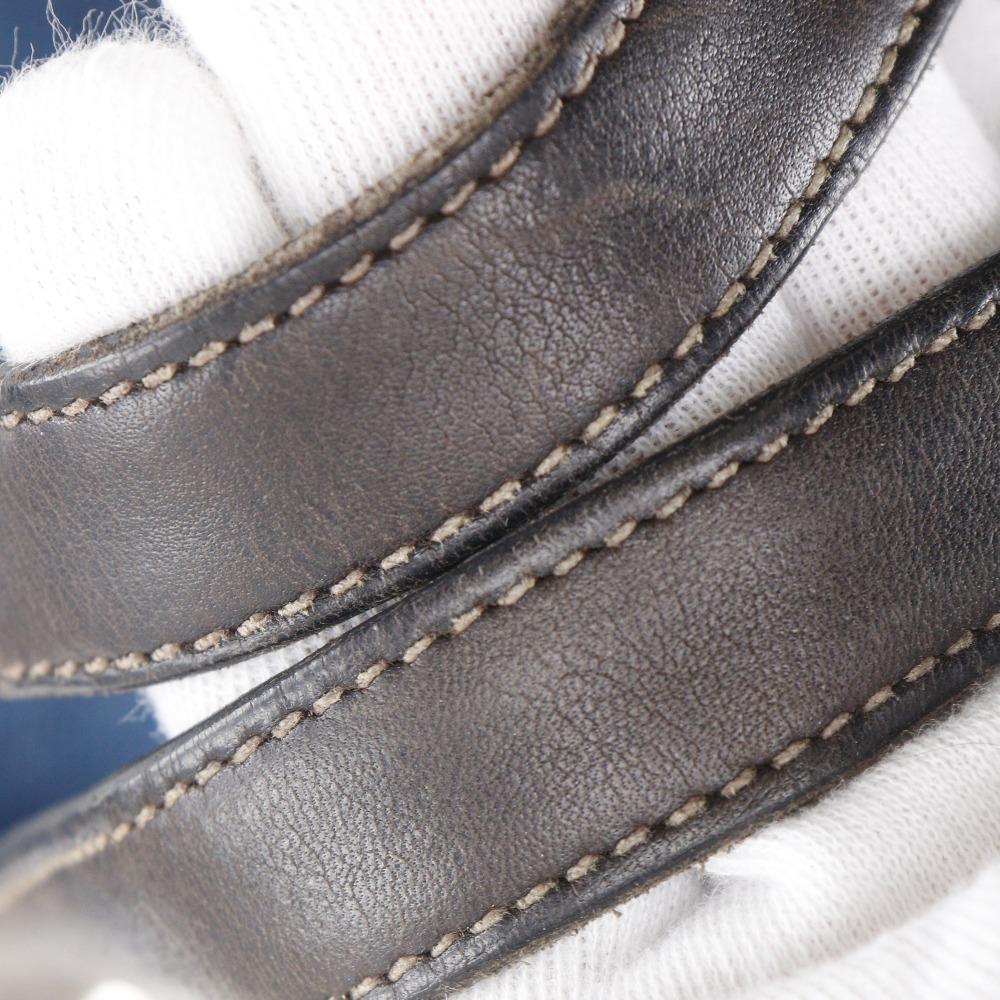 Hermes Kavasmira PM Handbag MedorHardware Navy Blue Canvas Unisex Used