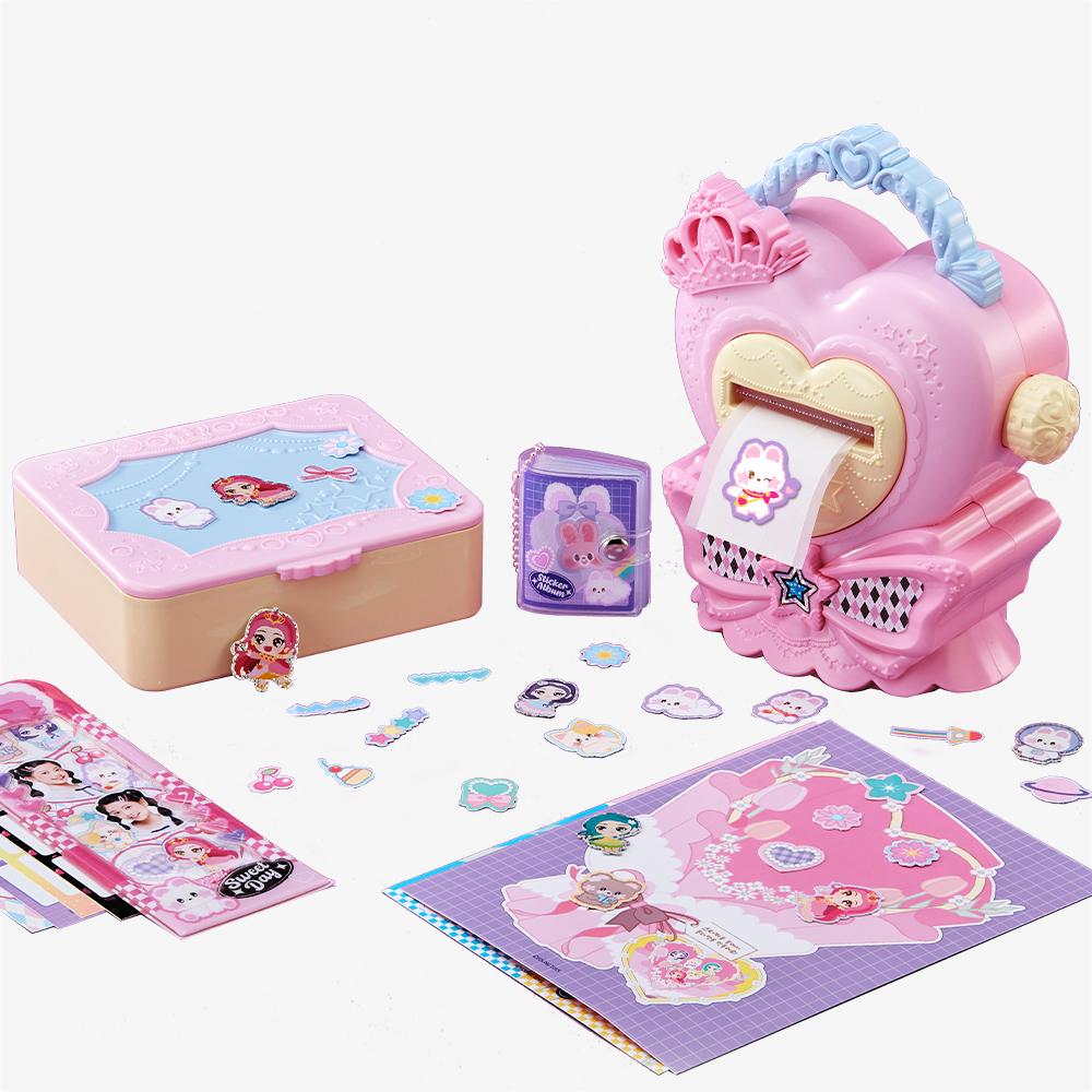 [young Toys] Youngtoys Secret Art 4-Cut Photo Sticker Maker Playset with Refill Pack