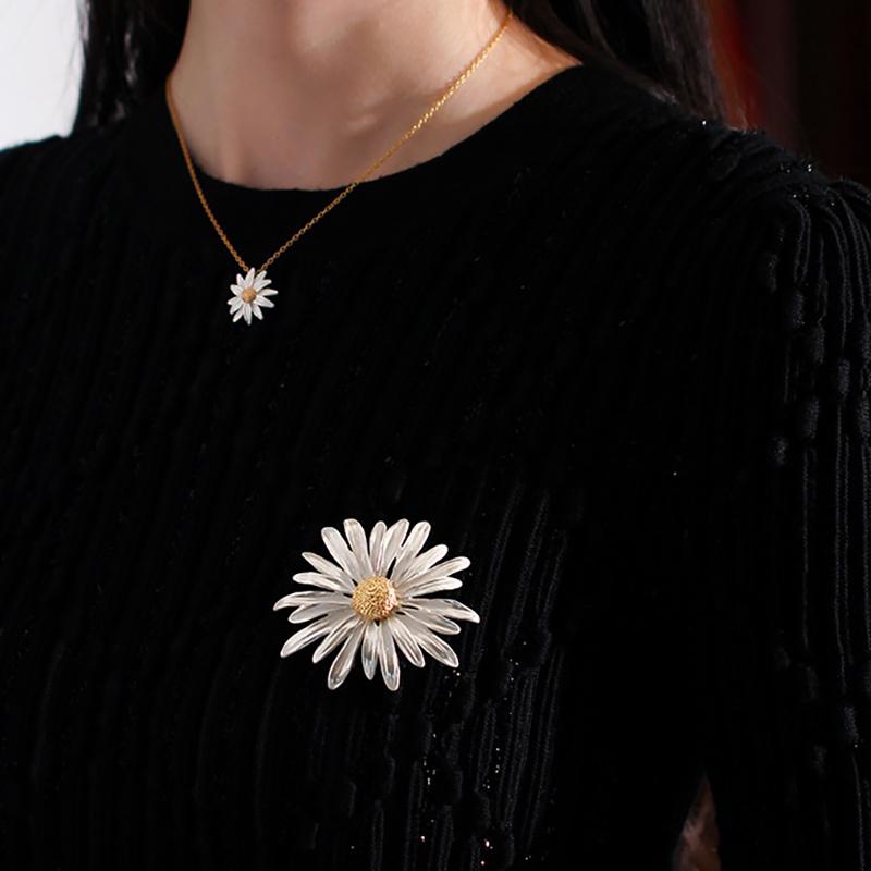  Mori  Flower Brooch For Girls Women Flowers Badge Backpack Suit Jacket Clothes Enamel Pins Corsage Party Gifts