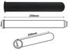 Siphon Pipe 32 With Flange, Black, Length 250