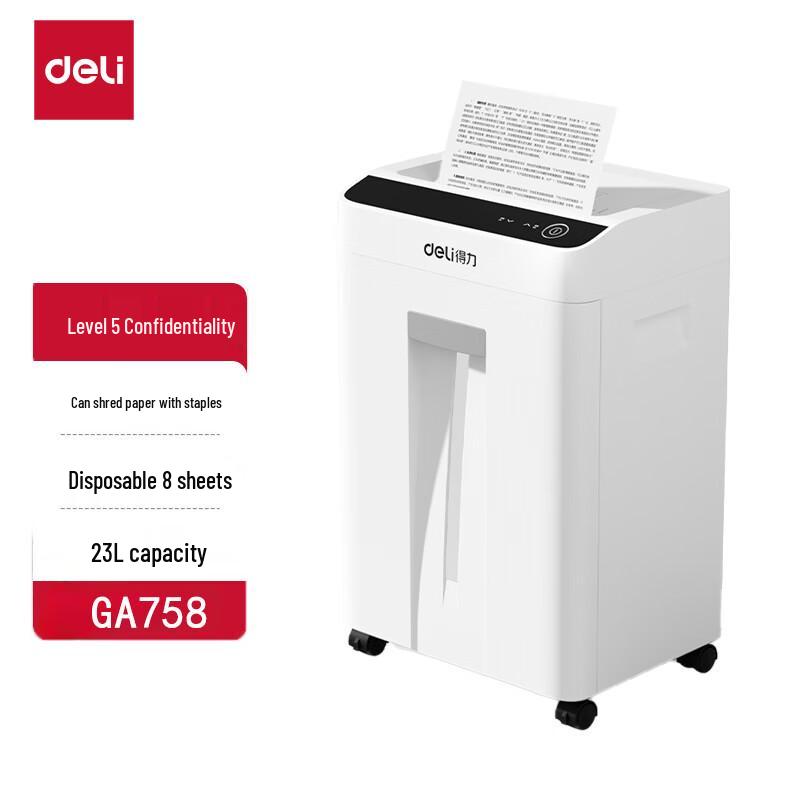 Deli Paper Shredder CN plug (adapter included)